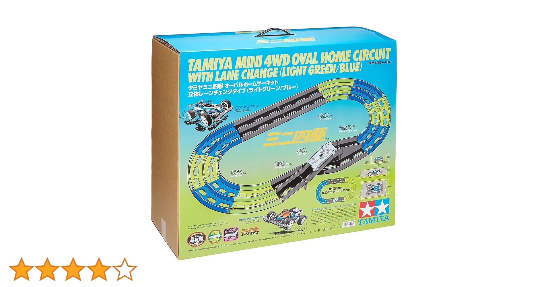 DBSDV まとめ売り Amazon | タミヤ(TAMIYA) ミニ四駆サーキット オーバルホーム
